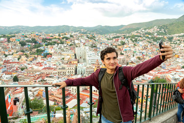 Guanajuato, Mexico. Panoramic view