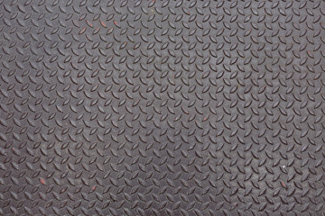 Black steel floor texture background