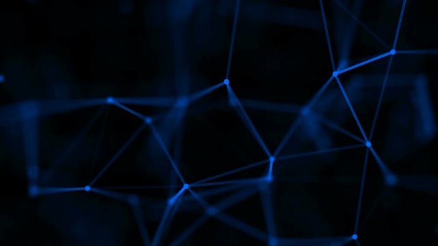 Plexus abstract network business technology science background loop