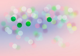  bokeh Pink and blue with background Graphic