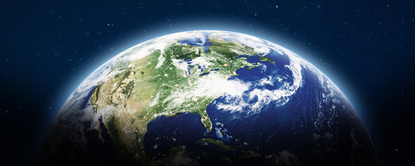 Planet Earth panoramic