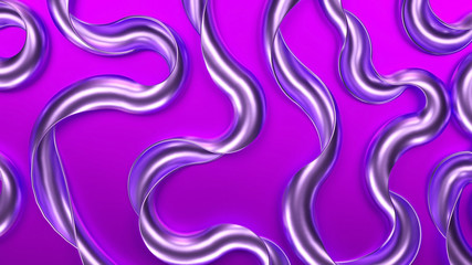 Elegant minimal background. 3d illustration, 3d rendering.