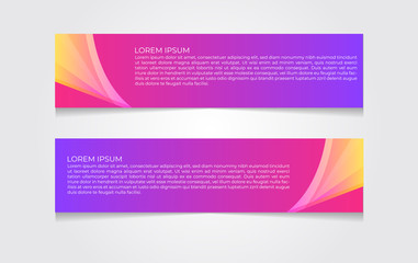 Vector design Banner template background