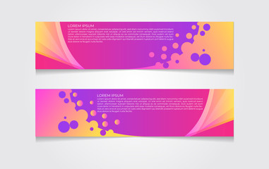 Vector design Banner template background