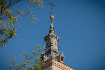 architectural detail of the church of Saints Justo and Pastor in toledo, spain