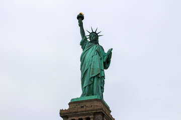 Close up of the Statue of Liberty New York City