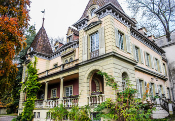 Beautiful architecture of the city. Lucerne, Switzerland