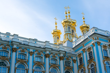  Dome of the chapel of the Catherine Palace in Tsarskoye Selo