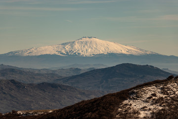 Fototapeta premium Il vulcano Etna, Sicilia