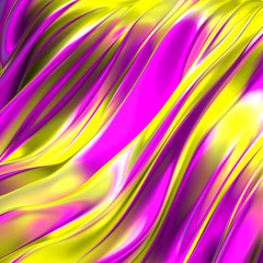 Beautiful luxury elegant backdrop with silk fabric drapery. 3d illustration, 3d rendering.