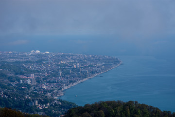 Sochi mountain big Ahun panorama