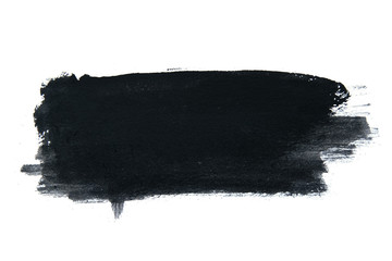 Abstract black ink texture Japan style on a white background.