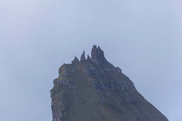 Tindholmur close-up, Faroe Island