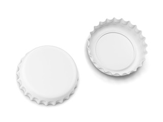 Blank bottle cap mockup