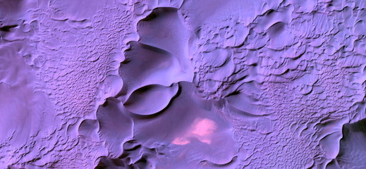 wind pottery, abstract photography of the deserts of Africa from the air. aerial view of desert...