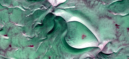 wind pottery, abstract photography of the deserts of Africa from the air. aerial view of desert...