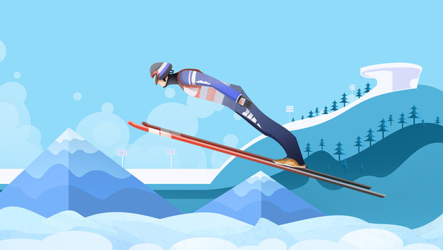 Ski illustrations