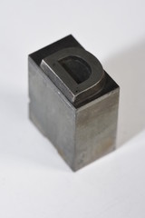 d, buchstabe d , bleiletter, lettern, buchdruck, alphabeth, druck, druckerei, drucken, gutenberg,...