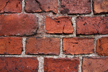 Fototapeta premium Old brickwall, industrial vintage background