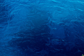 Abstract blue water sea for background