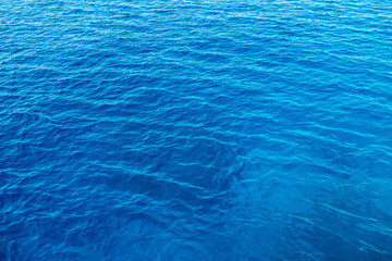 Ocean water surface background Blue Water