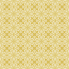 Vector seamless repeating background in traditional oriental ethnic style 1