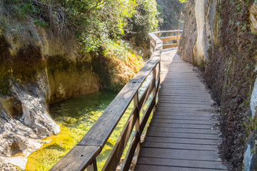 Borosa river route in the Sierra de Cazorla, Segura and Las Villas natural park