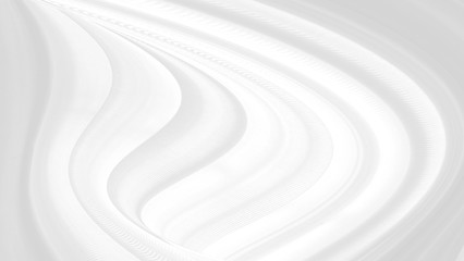 Fototapeta na wymiar multi smooth lines soft fabric abstract curve decorative white background. Textile modern style full frame