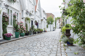 Altstadt von Stavanger, Südwestnorwegen