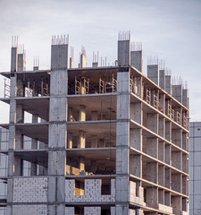 building construction of multistage house