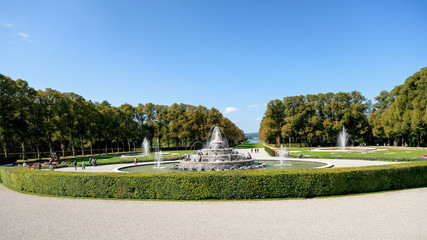 Schlosspark Herrenkimsee. Bavaria, Germany