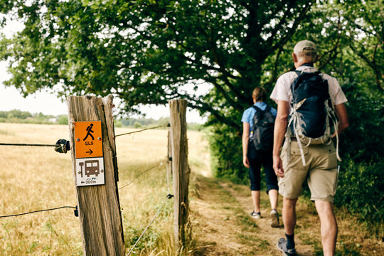People hiking