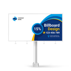 Obraz premium Billboard, creative advertising banner design, layout for placing photos and text, trending graphic style
