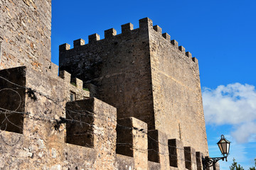 towers of the balio Erice Sicily Italy