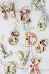 Monogram Christmas Tree Ornament