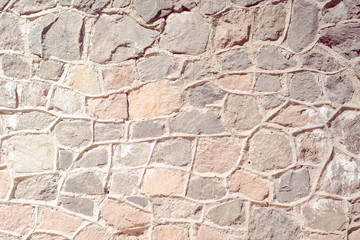Abstract stone pattern on a sunny day. Light pastel background for banner.