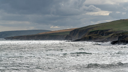 Fototapeta na wymiar Scenic view of coastline, Old Head of Kinsale, Kinsale, County Cork, Ireland