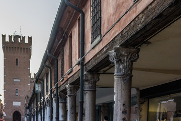 A walk in the old center of Ferrara