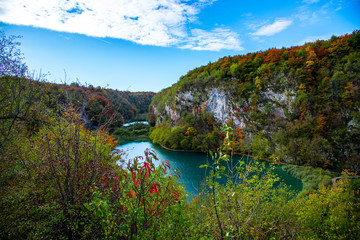 Plitvice Jezera Lakes park landscape