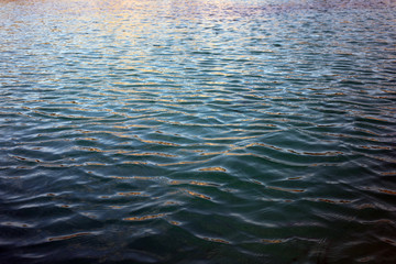 Ripples on water
