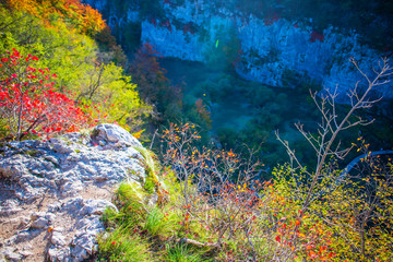 Obraz na płótnie Canvas Plitvice Jezera Lakes park landscape
