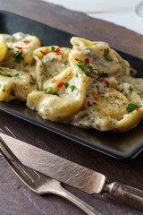 Butter Parmesan Tortelloni Alfredo