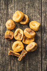 Fototapeta na wymiar Sweet dried figs.