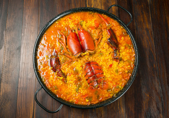 Arroz con bogavante