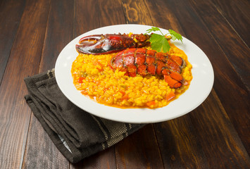Arroz con bogavante