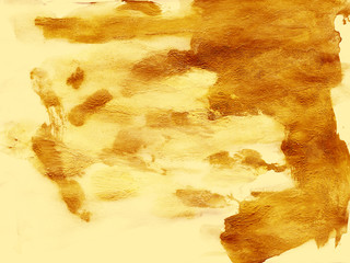 Abstract oil painting texture background. Wall art. Stock. Colored backdrop. Chaotic strokes and splashes. Hand drawn abstraction. Watercolor element. Gold potal