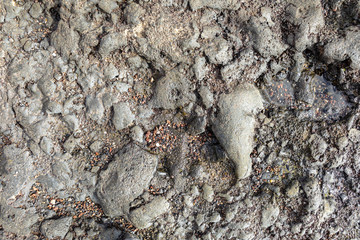 various patterns made of stone wall
