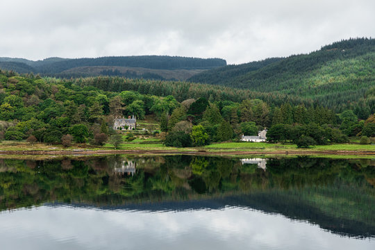 Jura Isle Landscape In Scotland