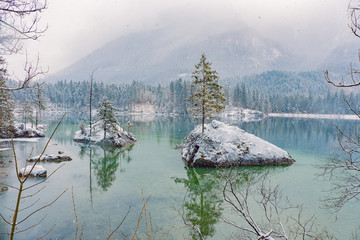 Winterliche Stimmung am Hintersee