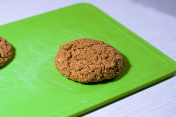chocolate chip cookies on a plate